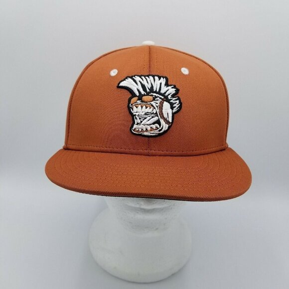 Fear The Freaks Baseball Hat M/L Orange EUC Cap - Picture 2 of 14